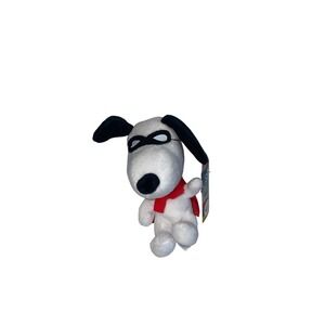 The Snoopy Show Mini Masked Snoopy Plush JINX Toys Red Scarf Super Hero New